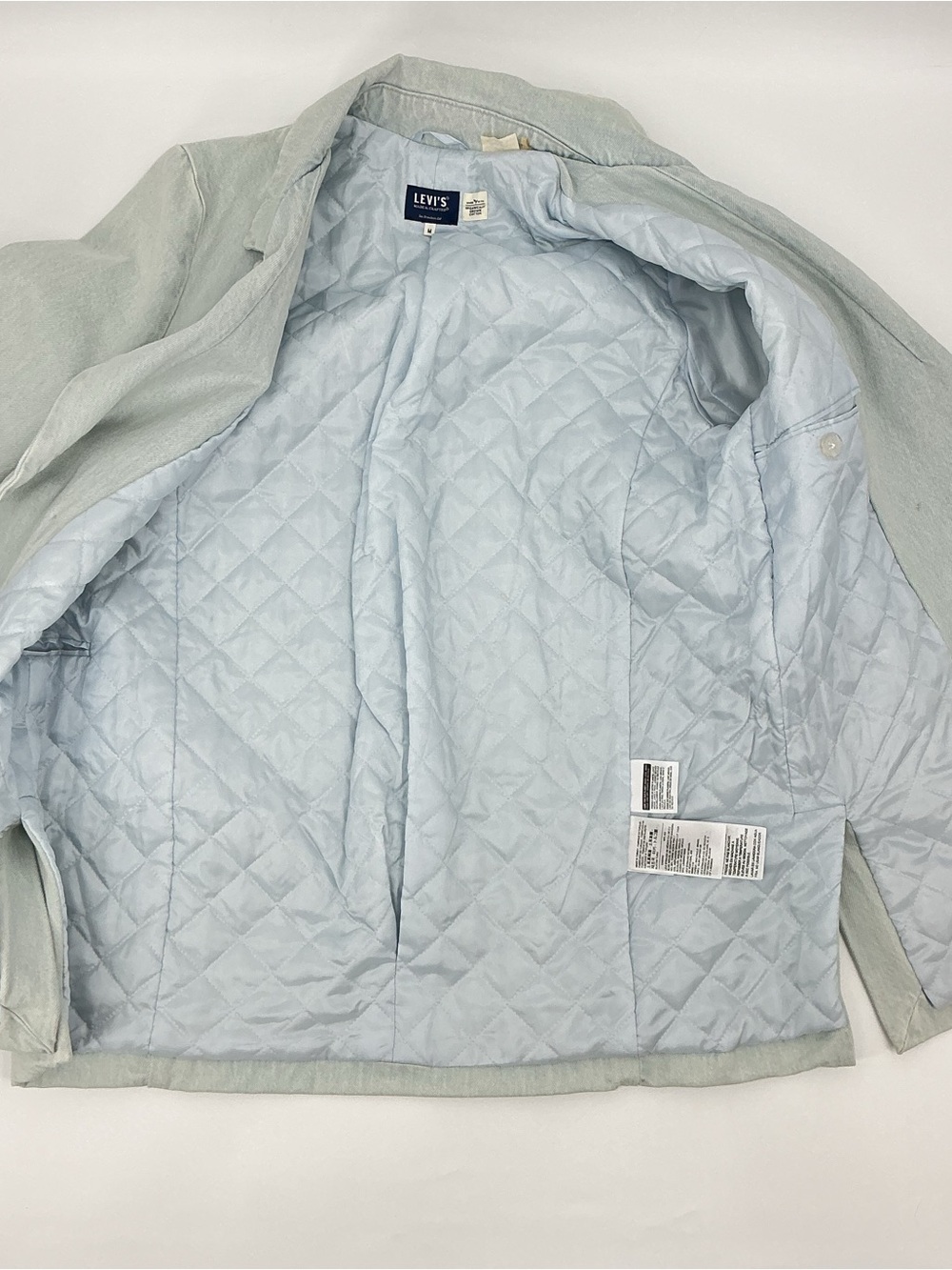 Levi’s Denim Light Wash Double Breasted Jacket/Blazer - Picture 11 of 16